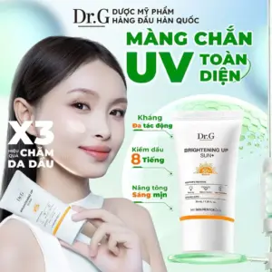 Kem Chống Nắng Dr.G Brightening Up Sun+ SPF50+ PA+++ 50ml Nâng Tông Kiềm Dầu Làm Sáng Da