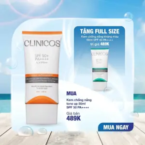 Kem Chống Nắng Clinicos Truth Sunscreen SPF 50+ PA++++ 50ml