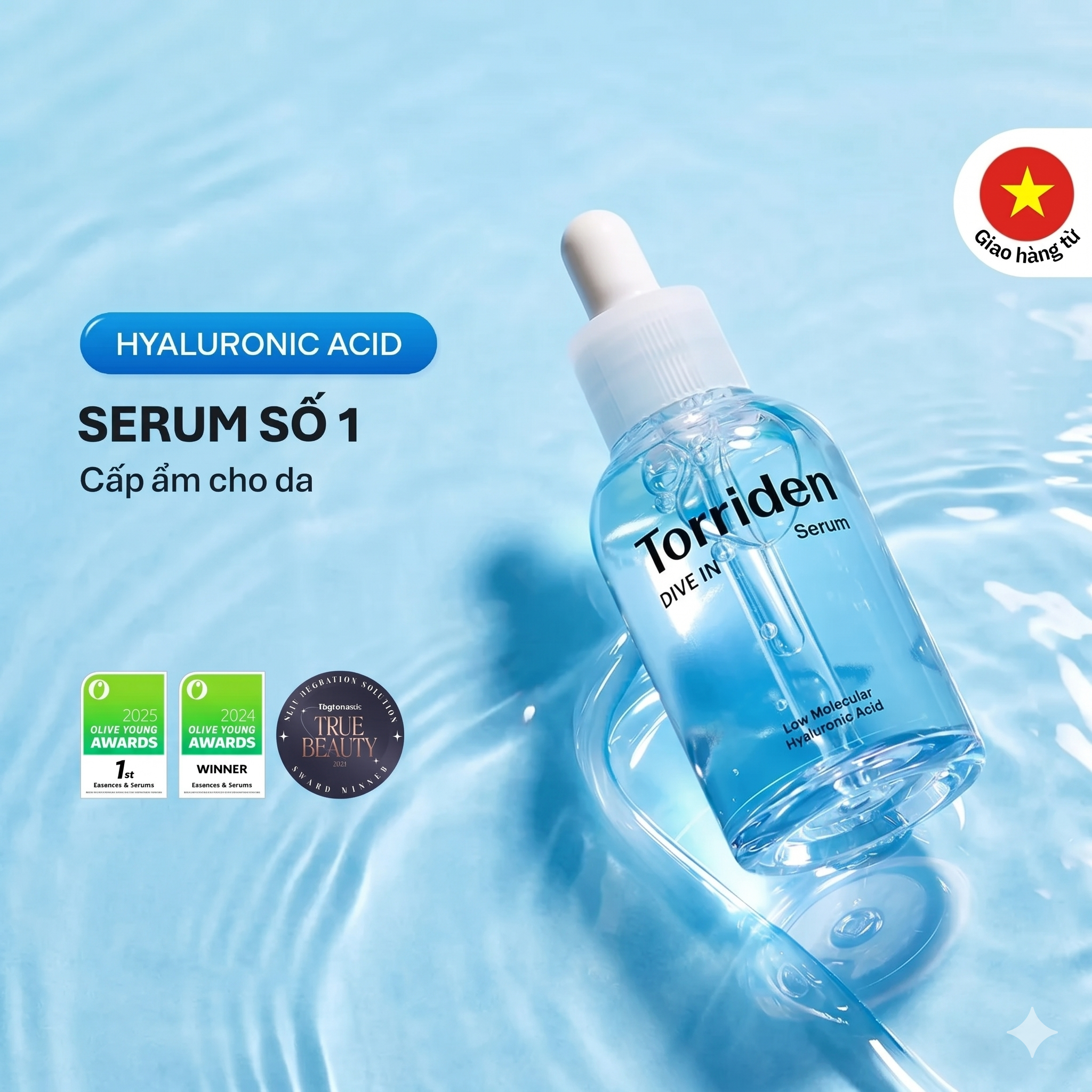 Serum Torriden Dưỡng Ẩm Sâu, Sáng Bóng Da 50ml Sản Phẩm Chính Hãng