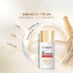 Kem Chống Nắng L’Oreal Paris UV Defender SPF50+ PA++++ 50ml Thoáng Da Mỏng Nhẹ 50ml