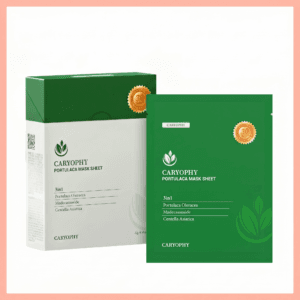 Hộp 10 Miếng Mặt Nạ Giấy Dưỡng Da Caryophy 22gx10 ( Caryophy Portulaca Mask Sheet 22gx10)