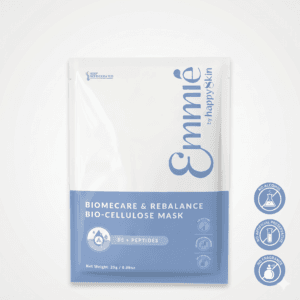 Hộp 10 Miếng Mặt Nạ Sinh Học Emmié Phục Hồi, Dịu Da 25g Biomecare & Repair Bio-Cellulose Mask - B5 + Peptides