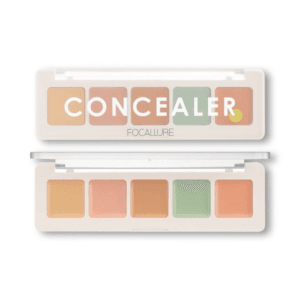 Bảng che khuyết điểm 5 màu hiệu chỉnh da Focallure Color Correcting Concealer Palette