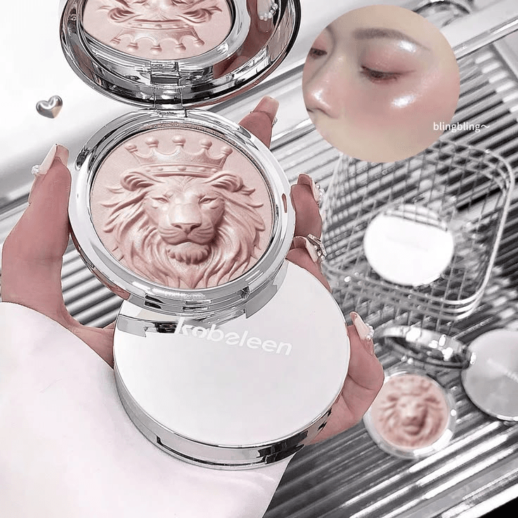 Phấn bắt sáng ánh kim nổi bật Kobeleen Lion Highlighter chính hãng