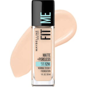 Kem nền lì kiềm dầu che lỗ chân lông Maybelline Fit Me Matte + Poreless Foundation