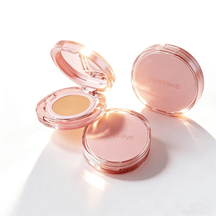 Phấn nước mịn lì che phủ tốt Mistine Pink Soft Matte Essence Air Cushion SPF50+ chính hãng