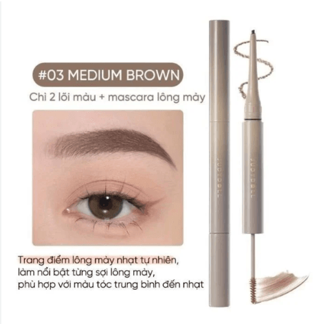 Chì Kẻ Mày 2 Đầu Judydoll – Bền Màu, Dễ Kẻ, Tạo Dáng Chân Mày Tự Nhiên - Ảnh 5