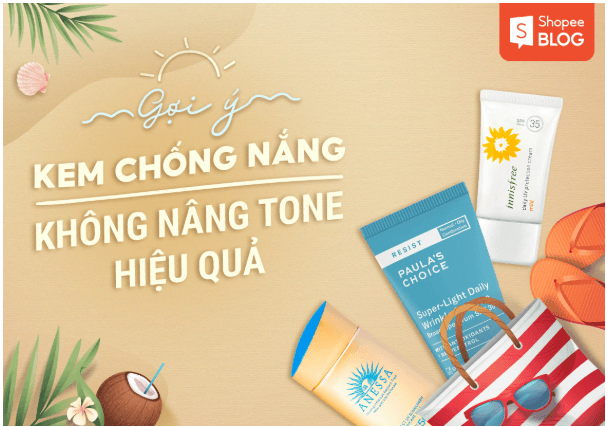 Review kem chống nắng không bít tắc, không nâng tone