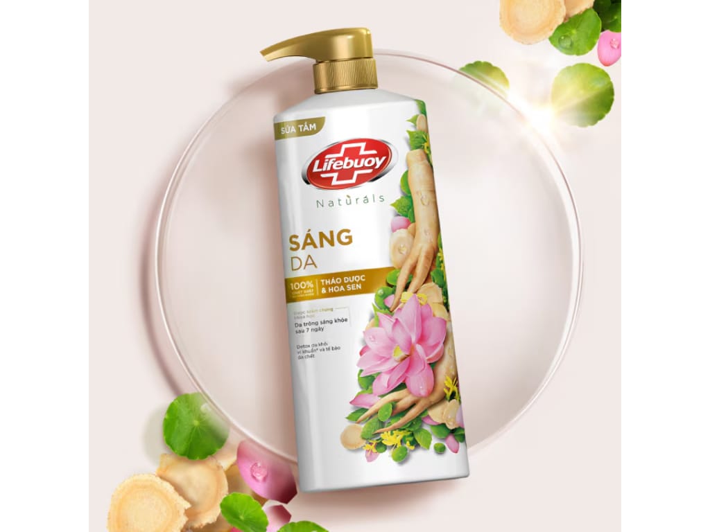 Sữa Tắm Lifebuoy Detox Thảo Dược & Hoa Sen 800g