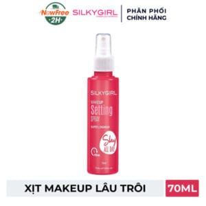Xịt Khóa Makeup Silkygirl Lâu Trôi Slay All Day 70ml