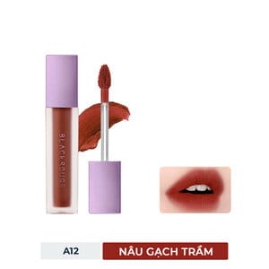 Son Kem Lì Black Rouge A12 Dashed Brown Nâu Gạch 4.5g
