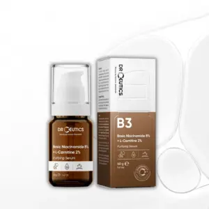 Drceutics Serum Phiên Bản Nâng Cấp Basic Niacinamide 8% + L-Carnitine 2% - Điều Tiết Da Dầu, Chăm Sóc Da Dầu Mụn (40g)