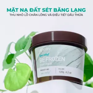 Mặt Nạ Đất Sét Băng Lạnh Nhỏ Lỗ Chân Lông Giảm Dầu Thừa Aperire Be Frozen Pore Mask 120g