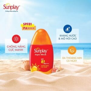 Sữa Chống Nắng Sunplay Bảo Vệ Vượt Trội SPF50+ PA++++ 70g