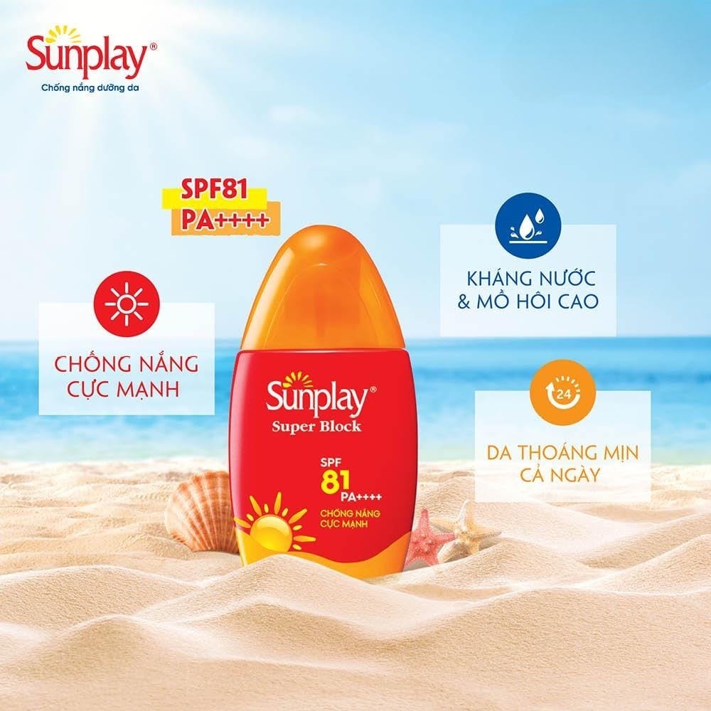 Sữa Chống Nắng Sunplay Bảo Vệ Vượt Trội SPF50+ PA++++ 70g