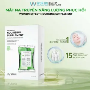 Combo 10 Mặt Nạ WONJIN EFFECT Nourising Supplement 30g Màu Xanh Lá Phục Hồi