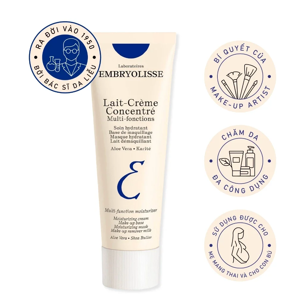 Kem Dưỡng Ẩm Phục Hồi Embryolisse Lait Creme Concentre 30ml - Ảnh 2